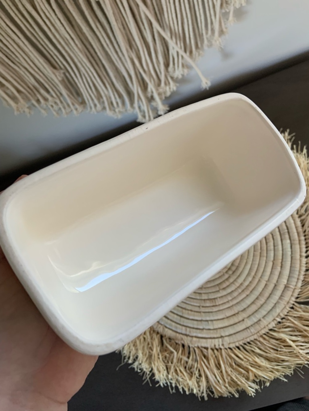 RAE DUNN BUTTER Clay LL Butter Dish - Picture 12 of 14
